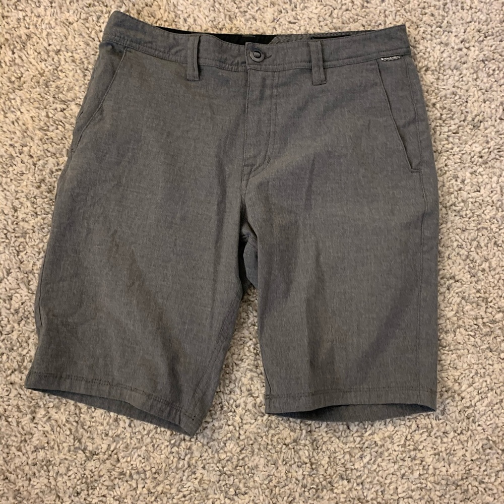 Grey volcom shirts size 31